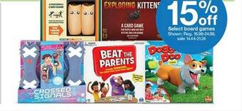 Target Board Games offer