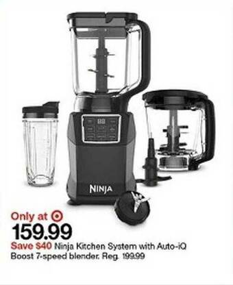 Target Ninja Kitchen System With Auto-iq Boost 7-speed Blender offer