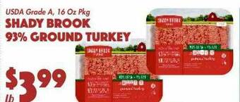 The Food Emporium Shady Brook 93% Ground Turkey offer