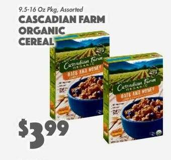 The Food Emporium Cascadian Farm Organic Cereal offer