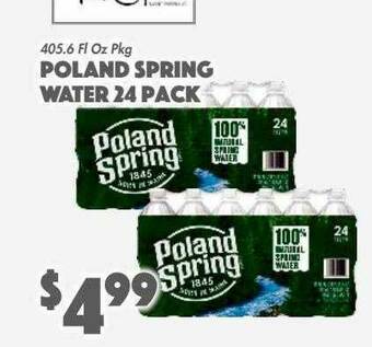 The Food Emporium Poland Spring Water offer