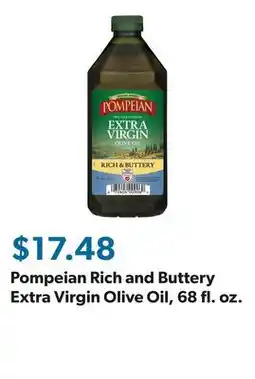 Sam's Club Pompeian Rich and Buttery Extra Virgin Olive Oil, 68 fl. oz offer
