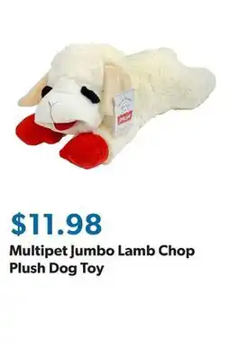 Sam's Club Multipet Jumbo Lamb Chop Plush Dog Toy offer
