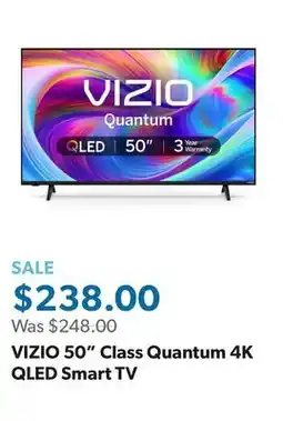 Sam's Club VIZIO 50 Class Quantum 4K QLED Smart TV offer