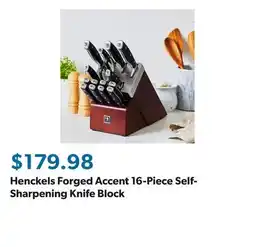 Sam's Club Henckels Forged Accent 16-Piece Self-Sharpening Knife Block offer