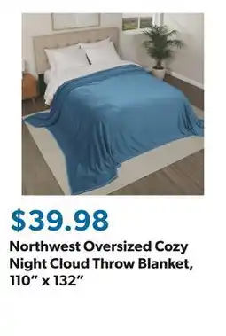 Sam's Club Northwest Oversized Cozy Night Cloud Throw Blanket, 110 x 132 offer