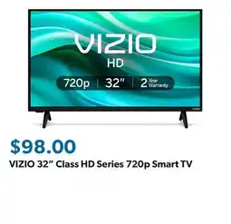 Sam's Club VIZIO 32 Class HD Series 720p Smart TV offer