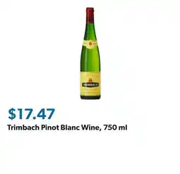 Sam's Club Trimbach Pinot Blanc Wine offer