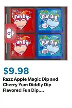 Sam's Club Razz Apple Magic Dip and Cherry Yum Diddly Dip Flavored Fun Dip, 0.43 oz., 60 pk offer