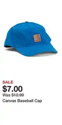 TJ Maxx Canvas Baseball Cap offer
