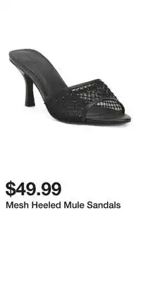 TJ Maxx Mesh Heeled Mule Sandals offer
