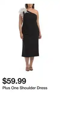 TJ Maxx Plus One Shoulder Dress offer