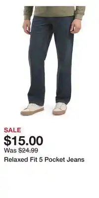 TJ Maxx Relaxed Fit 5 Pocket Jeans offer