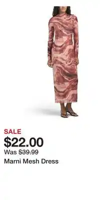 TJ Maxx Marni Mesh Dress offer