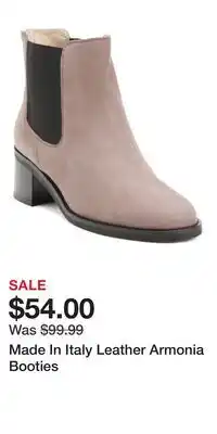 TJ Maxx Made In Italy Leather Armonia Booties offer