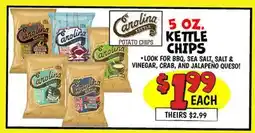 Ollie's 5 OZ. KETTLE CHIPS offer
