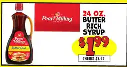 Ollie's 24 OZ. Butter Rich SYRUP offer