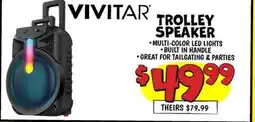 Ollie's VIVITAR TROLLEY SPEAKER offer