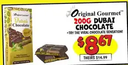 Ollie's Original Gourmet 200G DUBAI CHOCOLATE offer