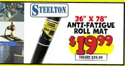 Ollie's STEELTON 36 X 78 ANTI-FATIGUE ROLL MAT offer