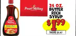 Ollie's Pearl Milling 24 OZ. BUTTER COMPANY RICH SYRUP offer