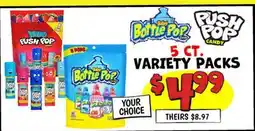 Ollie's POP PUSH POP-CANDY offer