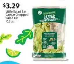 Aldi Little Salad Bar Caesar Chopped Salad Kit offer
