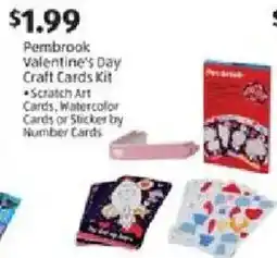 Aldi Pembrook Valentine's Day Craft Cards Kit offer