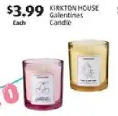 Aldi Kirkton house galentines candle offer