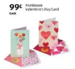 Aldi Pembrook Valentine's Day Card offer