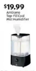 Aldi Ambiano Top-Fill Cool Mist Humidifier offer