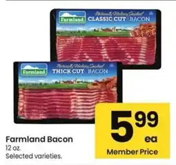 Albertsons Farmland Bacon offer