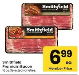 Albertsons Smithfield Premium Bacon offer