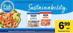 Albertsons Waterfront BISTRO' Raw or Cooked Shrimp offer