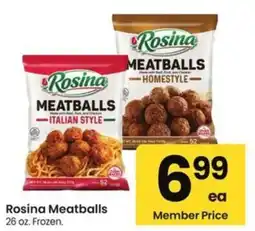 Albertsons Rosina Meatballs offer