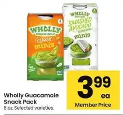 Albertsons Wholly Guacamole Snack Pack offer