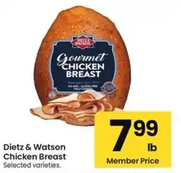 Albertsons Dietz & Watson Chicken Breast offer