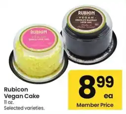 Albertsons Rubicon Vegan Cake offer