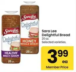 Albertsons Sara Lee Delightful Bread offer