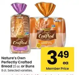 Albertsons Nature's Own Perfectly Crafted Bread or Buns offer