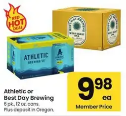 Albertsons Athletic or Best Day Brewing offer