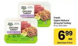 Albertsons Fresh Open Nature Ground Turkey offer