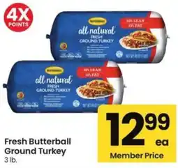 Albertsons Fresh Butterball Ground Turkey offer