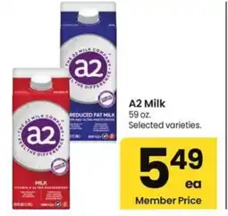 Albertsons A2 Milk offer