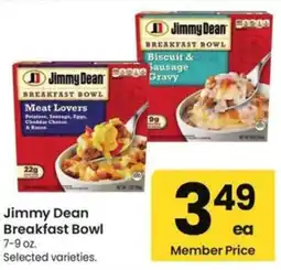 Albertsons Jimmy Dean Breakfast Bowl offer