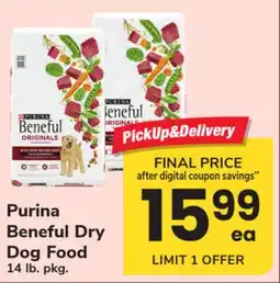 ACME Purina Beneful Dry Dog Food offer