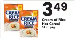 ACME Cream of Rice Hot Cereal offer