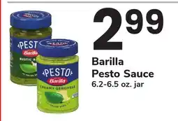 ACME Barilla Pesto Sauce offer
