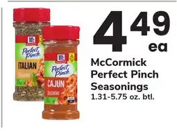 ACME McCormick Perfect Pinch Seasonings offer