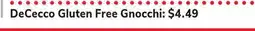 ACME DeCecco Gluten Free Gnocchi offer